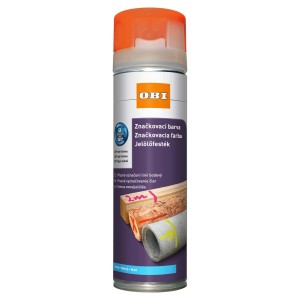 Jelölőfesték spray, ideális jelölésre építkezéseken és a kertben.