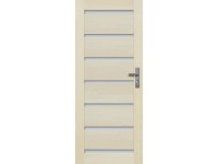 Radex beltéri ajtó Roma üveges balos borovi fenyő 75 cm x 210 cm