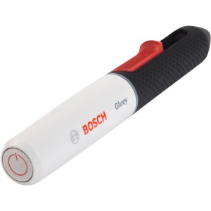 Bosch Gluey Marshmallow ragasztópisztoly: Akkus ragasztópisztoly fehér, fekete és piros színben.