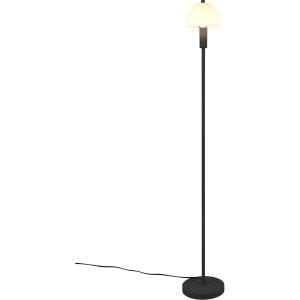 Fekete Reality Glenn állólámpa, 120 cm magas, nappali és hálószobai használatra.