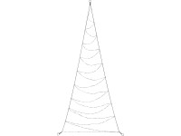 LED - es fényháló 88 db melegfehér LED - del háromszög 180 cm x 80 cm LED - es fényháló 88 db melegfehér LED - del háromszög 180 cm x 80 cm