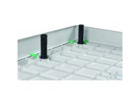 Előlap JUPITER 80/120 aszimmetrikus SMC zuhanytálcához fehér