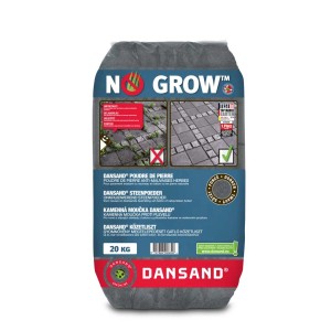DANSAND No Grow fugázóhabarcs, gyomgátló, 20 kg-os zsák térkő fugákhoz.