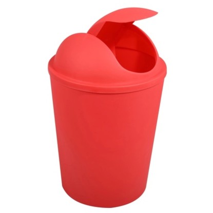 MSV Ako lengőfedeles szemetesvödör 5,5 l piros