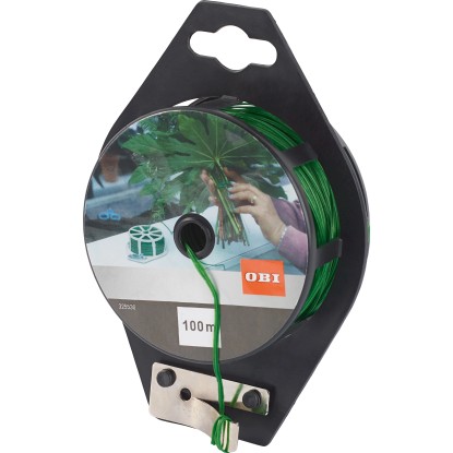 OBI kötözőhuzal lapos vastagsága 0,4 mm hossza 100 m zöld
