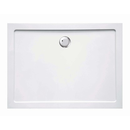 JUPITER aszimmetrikus SMC zuhanytálca, fehér 120 cm x 80 cm x 3,5 cm