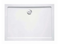 JUPITER aszimmetrikus SMC zuhanytálca, fehér 120 cm x 80 cm x 3,5 cm