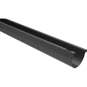 Marley RG 125 ereszcsatorna, antracit-metál, 3 m, félkör alakú műanyag ereszcsatorna.