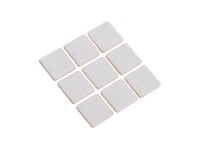 Filcalátét öntapadós 25 mm x 25 mm 9 darab fehér