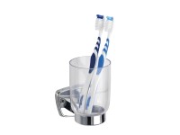 Wenko fogmosópohár Basic átlátszó műanyag