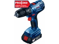 GSB 180 LI Akkus fúrócsavarozó 2x 2.0 Ah akkuval tartozékokkal kofferben