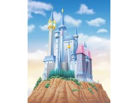 Komar nemszőtt fotótapéta Disney Princess Cinderella Castle többszínű