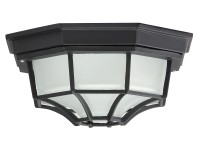Rábalux Milano kültéri mennyezeti lámpa IP43 26 cm fekete Rábalux Milano kültéri mennyezeti lámpa IP43 26 cm fekete