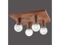 Just Light. Turn me mennyezeti lámpa E27 foglalat rozsdaszínű