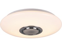 Reality Musica LED mennyezeti lámpa hangszóróval és szivárvány hatással fehér