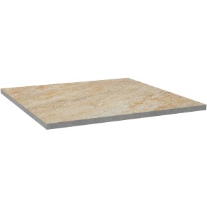 Manhatten Beige porcelán kerámia teraszlap, 60x60 cm, 2 darabos készlet teraszra és kertbe.