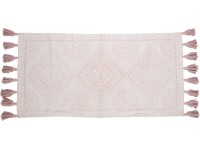 OBI pamut szőnyeg mintás 60 cm x 120 cm bézs-antik rózsaszín OBI pamut szőnyeg mintás 60 cm x 120 cm bézs-antik rózsaszín