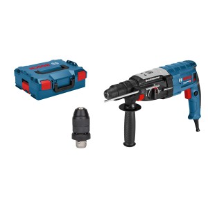 Bosch Professional GBH 2-28 F fúrókalapács tartozékokkal és L-Boxx tárolóval.