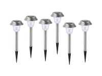 CMI leszúrható LED-napelemes lámpa 6 darabos készlet