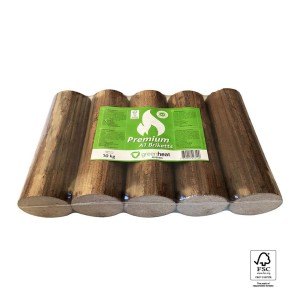 Fabrikett, Premium A1 Tüzelőanyagok, 10 kg, csomagolva.