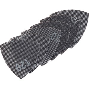 LUX Comfort csiszolórács készlet, 6 darabos, rezgőcsiszolókhoz. Különböző szemcseméretű csiszolópapír.