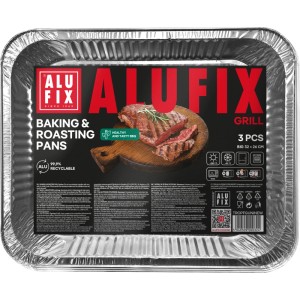 PRO melegentartó alutálca 33 x 26 cm - 3 db