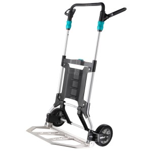wolfcraft Sackkarre TS 1500 összecsukható, nagy lapáttal és ergonomikus fogantyúkkal.