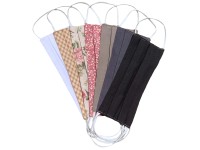 Textil szájmaszk 5 db-os vegyes színekben Textil szájmaszk 5 db-os vegyes színekben