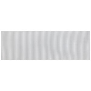 Fehér Wenko fürdőszobaszőnyeg (65x200 cm) műanyagból, sokoldalúan használható fürdőszobai szőnyegként vagy konyhai futóként.