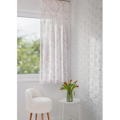 Lily készfüggöny virágos fényáeresztő 140 cm x 175 cm