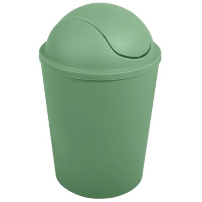 MSV Ako lengőfedeles szemetesvödör 5,5 l bazsalikom