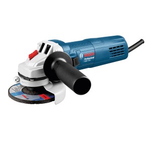 Bosch Professional GWS 750-125 sarokcsiszoló 750 W-tal és durva csiszolókoronggal.