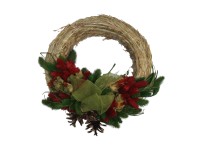 Szalmakoszorú 20 cm