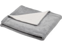 Sherpa plüss pléd 130 cm x 150 cm sötétszürke Sherpa plüss pléd 130 cm x 150 cm sötétszürke