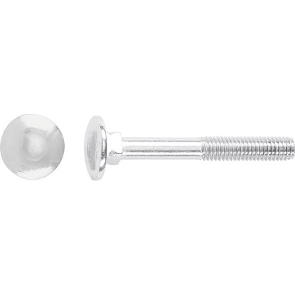 Kapupánt csavar részleges menettel M12 x 140 mm fehér horganyzott - súlyra