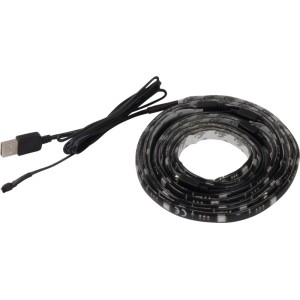 Rugalmas 2 m-es RGB LED szalag USB csatlakozóval a közvetett világításhoz.