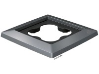 Lechuza Cubico 30 görgős alátét antracit metál 32 cm x 32 cm