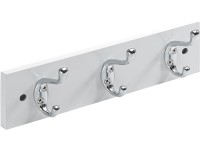 Hettich ruhafogas fehérre lakkozott 3 akasztóval FSC