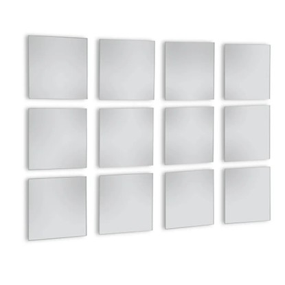 MM Larissa fali tükör szett 12 db-os 15 cm x 15 cm x 0,3 cm