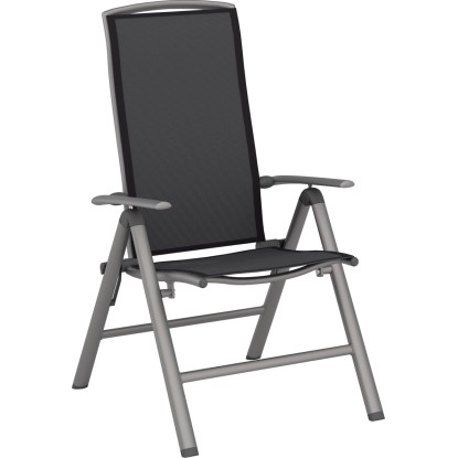 Welsby összecsukható szék textil alumínium antracit-szürke