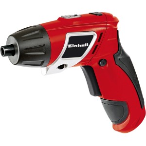 Einhell TC-SD 3,6 Li akkus csavarhúzó, piros/fekete, akkumulátorral és töltővel.