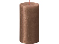 Bolsius Shimmer törzsgyertya 13 cm réz rusztikus
