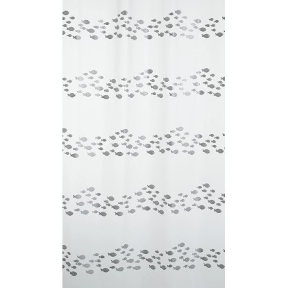 Spirella Shore zuhanyfüggöny, 180 cm x 200 cm, ezüst