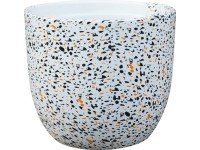 Fekete-narancssárga kaspó 13,5 cm x 12,5 cm