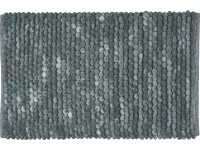 Baliv fürdőszobaszőnyeg poliészter 50 cm x 80 cm szürke