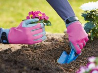 Kerti kesztyű pink méret: 8