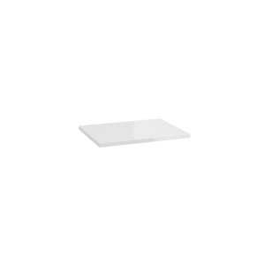 UNI Pultlap fehér magasfényű 60 cm x 2,5 cm x 46 cm