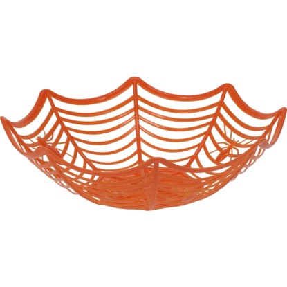 Kosár PP anyag 27,5 cm x 27,5 cm x 8cm fekete/narancssárga/lila