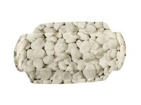 Kleine Wolke Stepstone nyakpárna szürke 32 cm x 22 cm