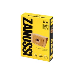 Zanussi ZA196 porszívózsák, 5 darab, sárga csomagolás.